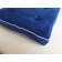 A pillow for a chair 38x38 cm, h 5 cm, cornflower color, velor, foam rubber, kant