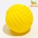A toy for dogs squeaking "tangle of thread", 8 cm, yellow