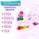 Carousel beaded set, mix