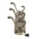 Tundra tundra tundra, metal, three -hill, bronze color