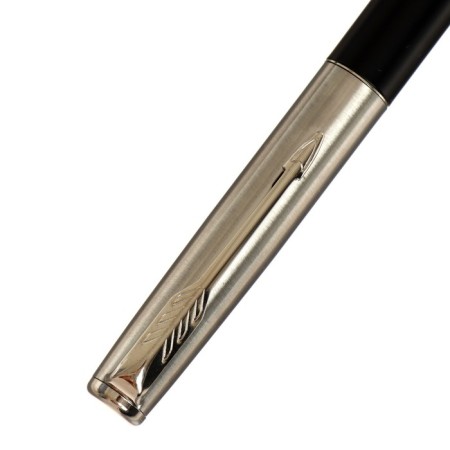 Gift feathers in the leatherette case, black body with silver-4