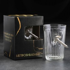 A glass 