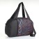 Sports bag with lightning, long belt, external pocket, black color