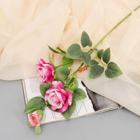 Artificial flowers "Westerland" D-6 cm 60 cm bright pink