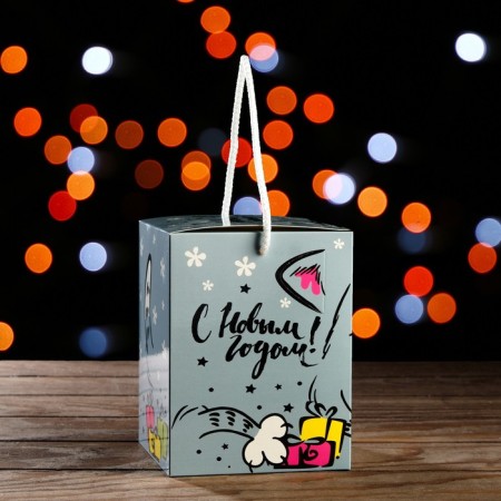 Gift box Cube "Kitten", 12 x 12 x 15.5 cm-1