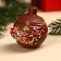 Chocolate bombing with marshmallow, Christmas ball, 35 g.
