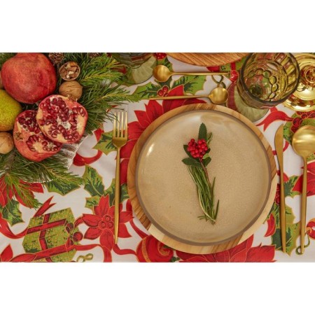 The tablecloth of the New Year's share "Fairytale" 145*220 +/- 2 cm, 100% p/e-2