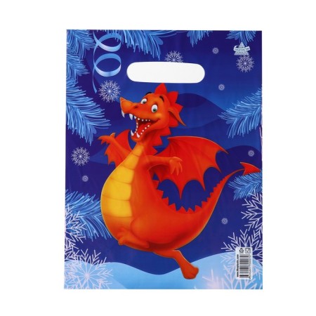 Dragon package, plastic with a cut pen, 30 x 23 cm, 30 μm
