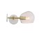 Sconces st. SL434.201.01. Calmare. 1x40 W, E14, 32.2x15 cm, brass color