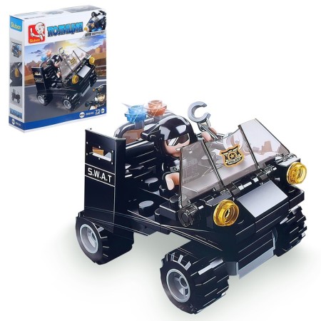Block designer for boys Police "Police SUV", 73 details