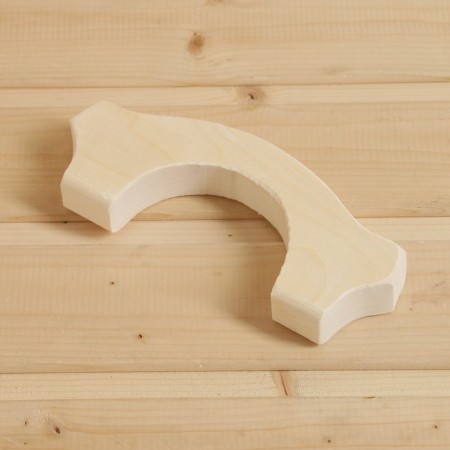 Linden door handle, 20.5x7.5x2.6 cm-1