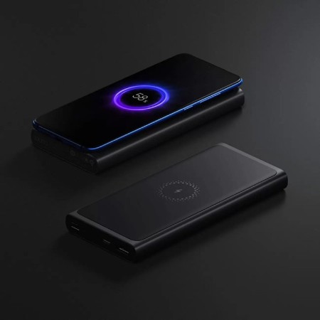 External battery Xiaomi Mi 10W Wireless (BHR5460GL), USB/USB-C, 3 A, 10,000 mAh, black-3