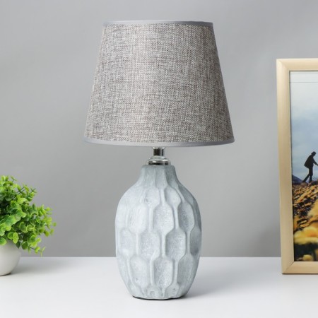 Table lamp 16428/1 E14 40W gray 22.5x22.5x37 cm Risalux
