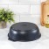 Frying, 3 l, d = 28 cm, h = 8.5 cm, glass cover, anti -stick coating, color dark marble