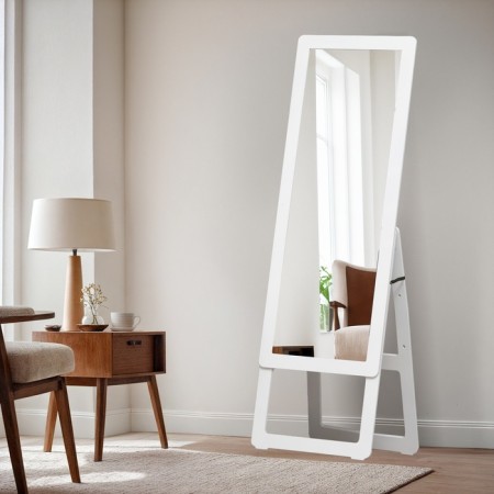 Floor mirror "Simple", white, 43x133cm