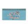 Wooden envelope "Happy Wedding Day!" blue, white inscription, 17 x 8.5 x 2 cm