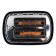 Toster Oursson to2112/BL, 930 W, 2 toasts, black color