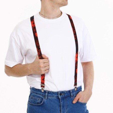Adults adults, width 2.5 cm, black/red color-3