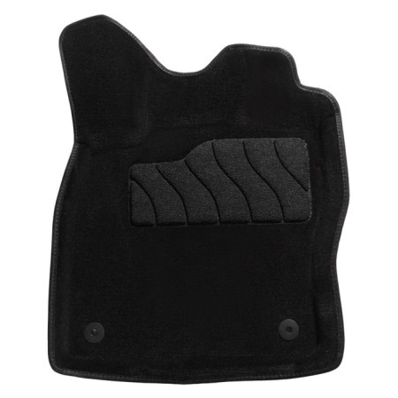 Pile rug for Volkswagen Golf VII, 2012-, black-1