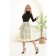Female skirt, size 46, milk color