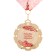 Jubilee medal with the ribbon "60 years. Red", d = 70 mm