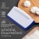 Confectionery spatula with a dimensional ruler, 17.7 × 9.5 cm, purple color