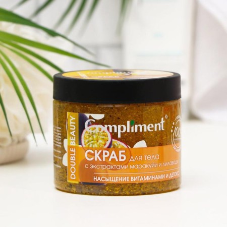 Body scrub Compliment Double Beauty “Saturation by vitamins and detox”, 400 ml