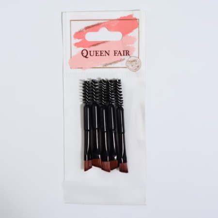 A beveled brush with a brush, 6 cm, set - 5 pcs, black color-5