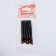 A beveled brush with a brush, 6 cm, set - 5 pcs, black color