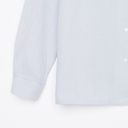 Пижама женская (рубашка и брюки) KAFTAN "Basic" размер 48-50, цвет серо-голубой-7