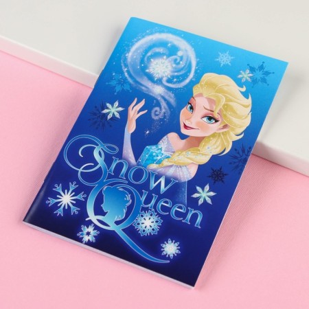 Notepad on the clip "Elsa" cold heart, 32 sheets, a6-2