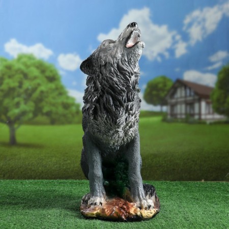 Garden figure "Wolf Wolf" 19x30x52cm-1