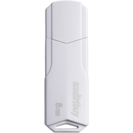 Flash drive Smartbuy 8GBCLU-W, 8 GB, USB2.0, th Up 25 MB/s, PLO up to 15 Mb/s, white-1