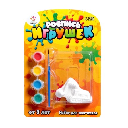 Set for creativity "painting toys from gypsum", technician mix-7