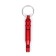 Whistle with adjustable tonality, 7.6 x 1.2 cm, red