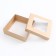 The box is folding, the lid is, with the window, craft, 20 x 20 x 6 cm
