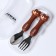 A set of children's cutlery in the Case "Tear", fork, spoon
