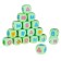 A set of rubber cubes "Fun ABC", 18 pieces