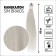 SIM-BRAIDS Kanecalon is monophonic, corrugated, 65 cm, 90 gr, light gray color (#grey)