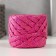 Knitted yarn metallic "snake scales" 100 g (pink)