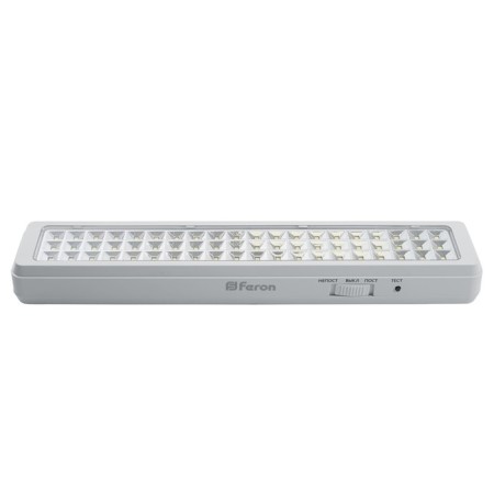 Emergency lamp Feron EM112, IP20, LED, 4 W, 348x38x39 mm, white color