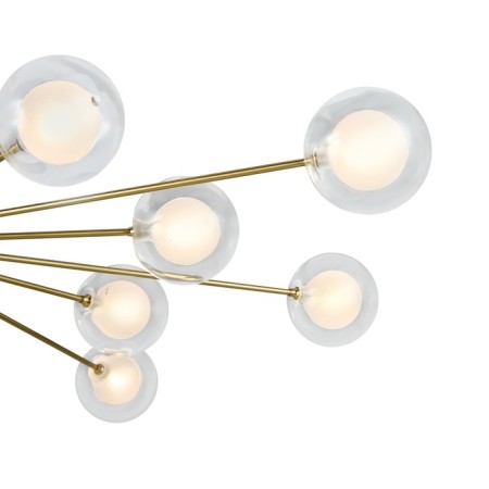Freya FR5242CL-16BS1 Celebrity, 865x865x113 mm ceiling lamp, G4, 16x3W, brass color-3