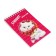 Notepad A6 80 sheets in a cage, on the crest "Cat", covered Cardboard, UV-LK, Block 65 g/m2