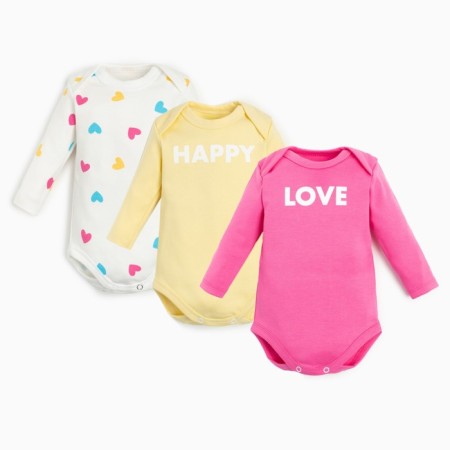 Body set with dl. Sleeve Kroshka I'm Love, 3 pcs., Height 86-92 cm