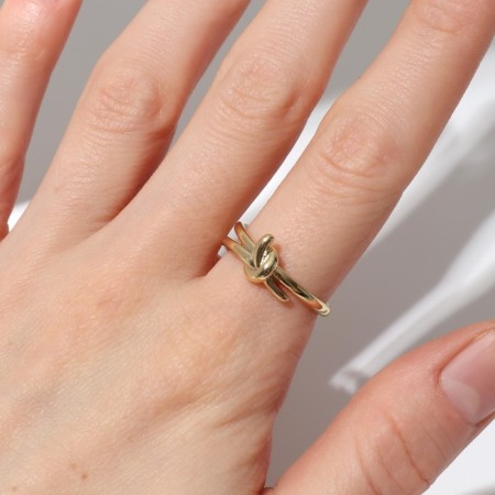 Ring Xuping Node, Color Gold, Size 17-1