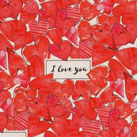 Glossy packaging "Love", 70 x 100 cm-1