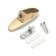 Furniture hook CAPPIO PLATE, one -rod, matte gold color