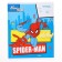 Notebook in a cage 12 sheets, 4 types of mix, cover coated paper, spider-man