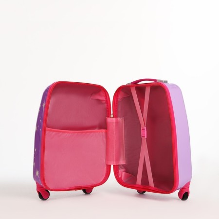 Children's suitcase 27 l (s), lightning department, lilac color-6