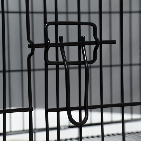 A cell with thickened rods for dogs and cats, 91 x 59 x 69 cm, black-10